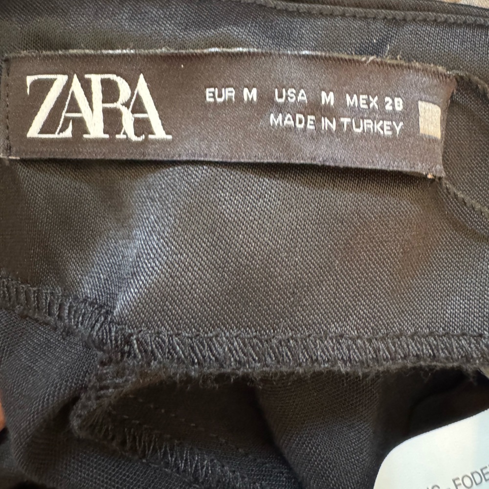 Zara Black Satin Back-Cut Jumpsuit new - Picture 6 of 11